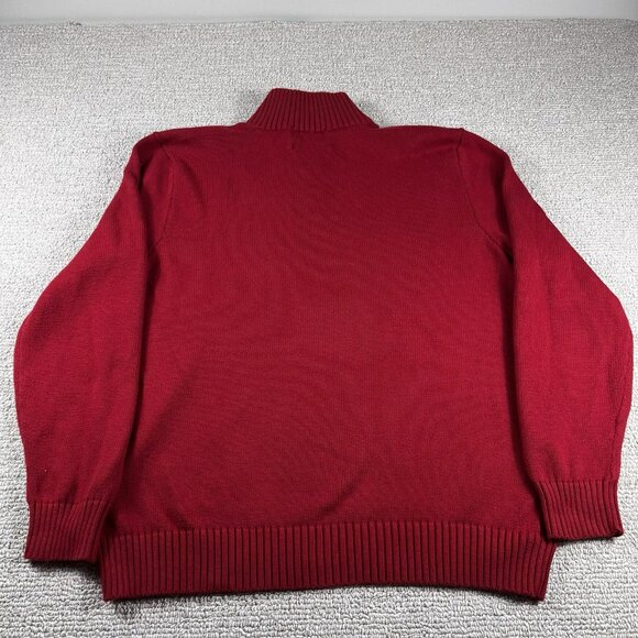 Polo Ralph Lauren 1/4 Zip Sweater Red Men’s Size XL - Picture 6 of 6